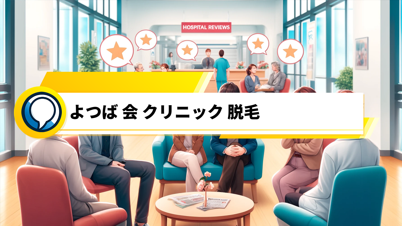 「口コミで評判のよつば会クリニックで安心・効果的な脱毛治療を受ける」